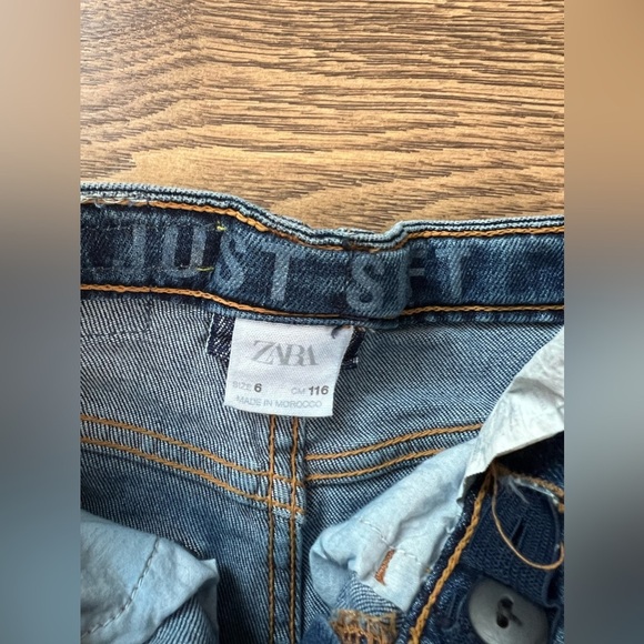 Zara Boys Size 6 Dark Wash Skinny Jean - Picture 2 of 3